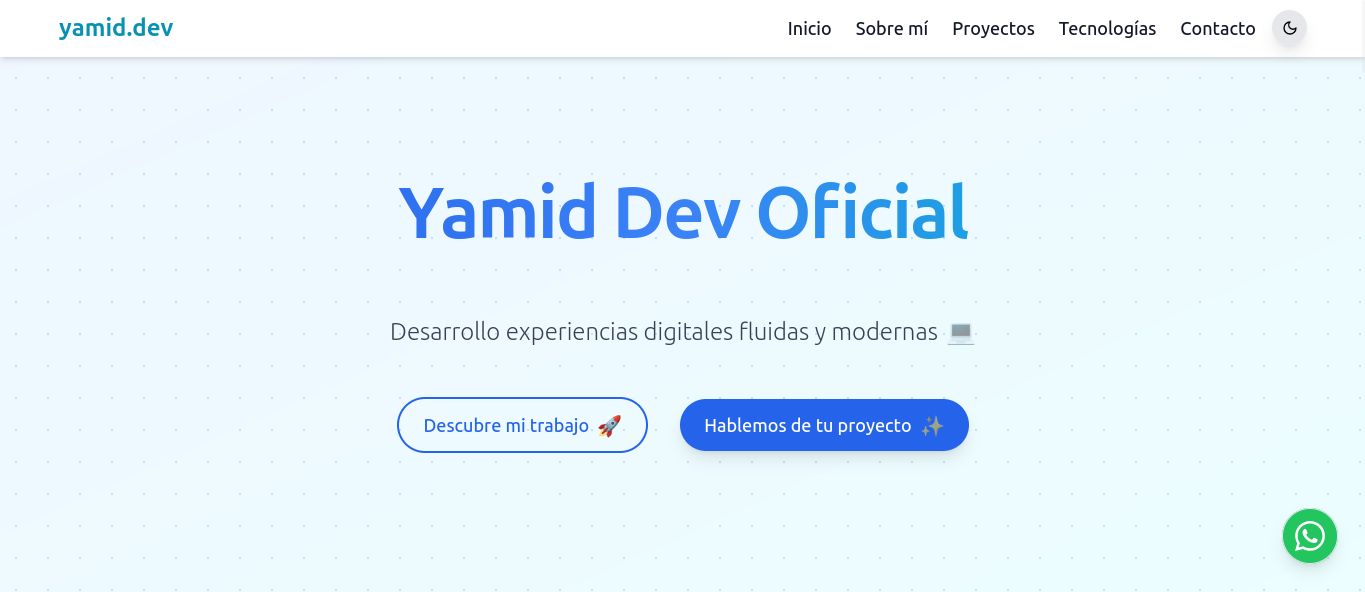 Portafolio web profesional