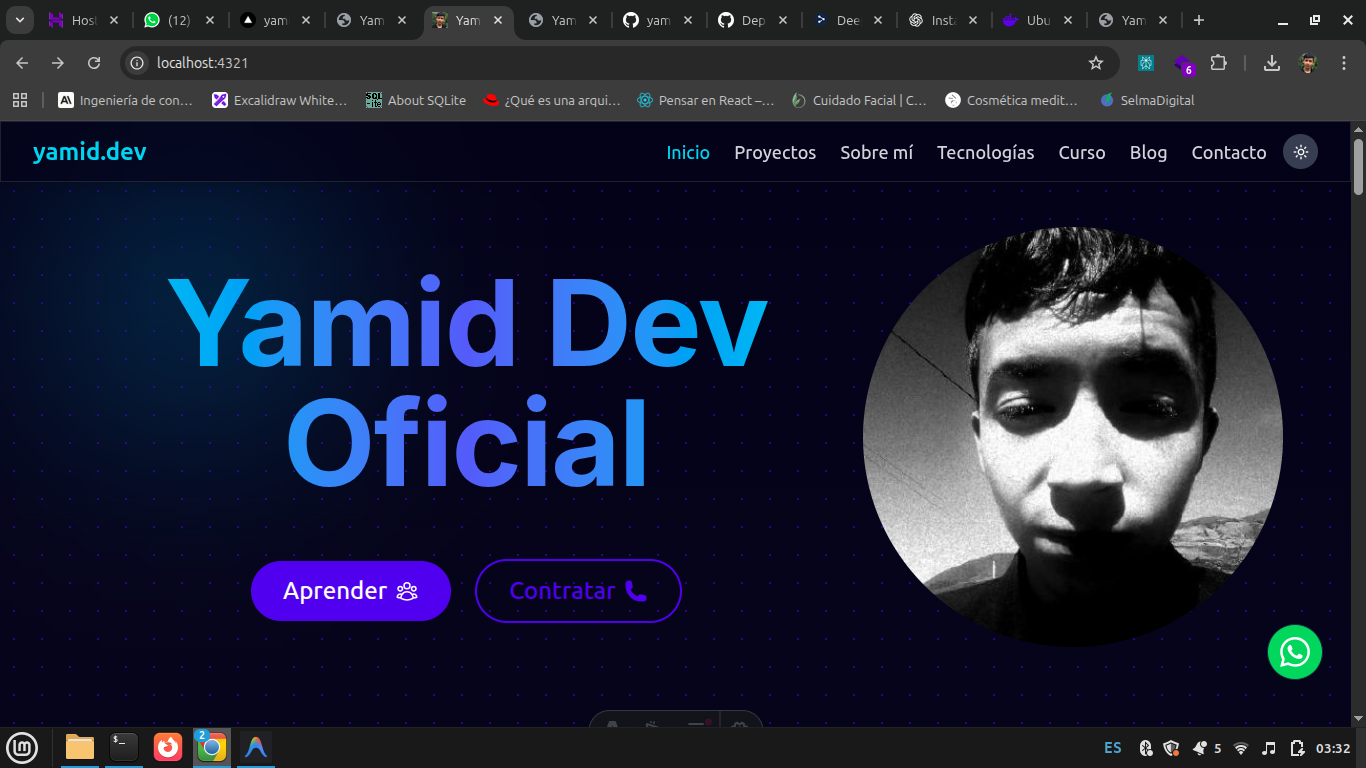 Portafolio web profesional